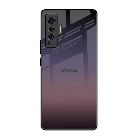 Grey Ombre Vivo X50 Glass Back Cover Online