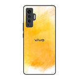 Rustic Orange Vivo X50 Glass Back Cover Online