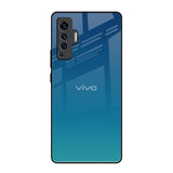 Celestial Blue Vivo X50 Glass Back Cover Online