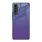 Indigo Pastel Vivo X50 Glass Back Cover Online