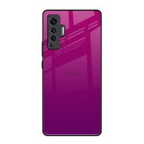 Magenta Gradient Vivo X50 Glass Back Cover Online