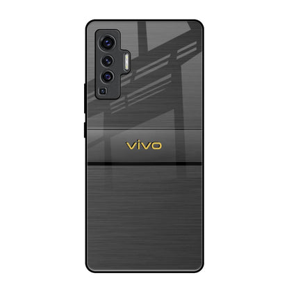 Grey Metallic Glass Vivo X50 Glass Back Cover Online