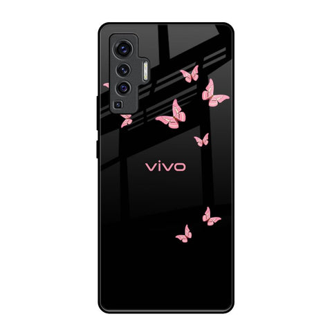 Fly Butterfly Vivo X50 Glass Back Cover Online