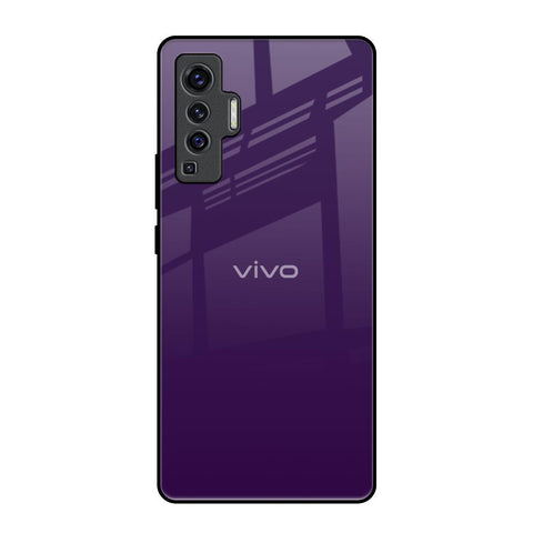 Dark Purple Vivo X50 Glass Back Cover Online