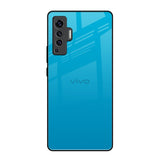 Blue Aqua Vivo X50 Glass Back Cover Online