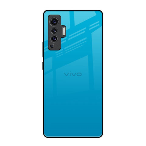 Blue Aqua Vivo X50 Glass Back Cover Online