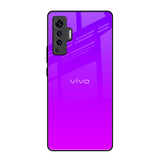 Purple Pink Vivo X50 Glass Back Cover Online