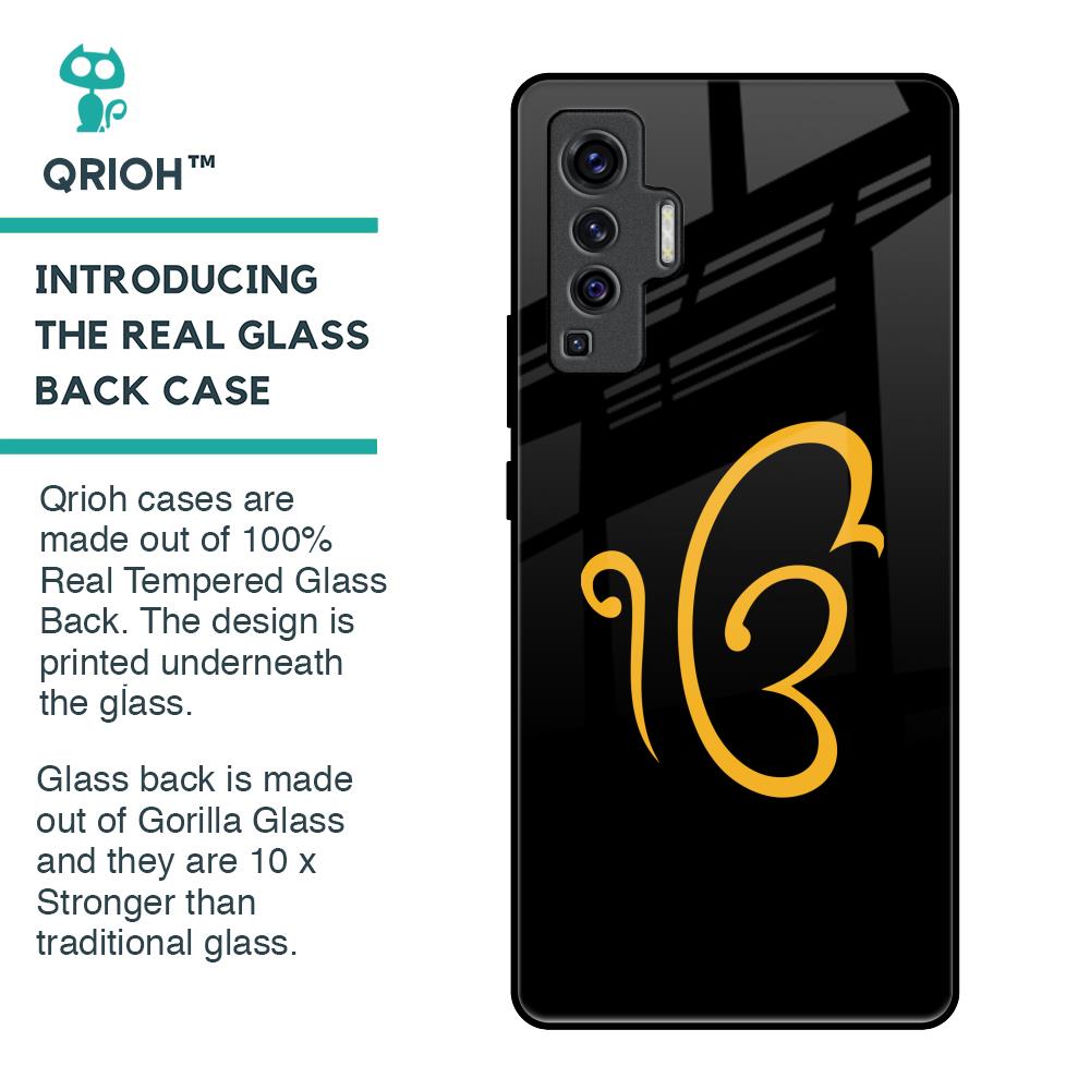 Luxury Fashion Initial Glass Case for Vivo X50
