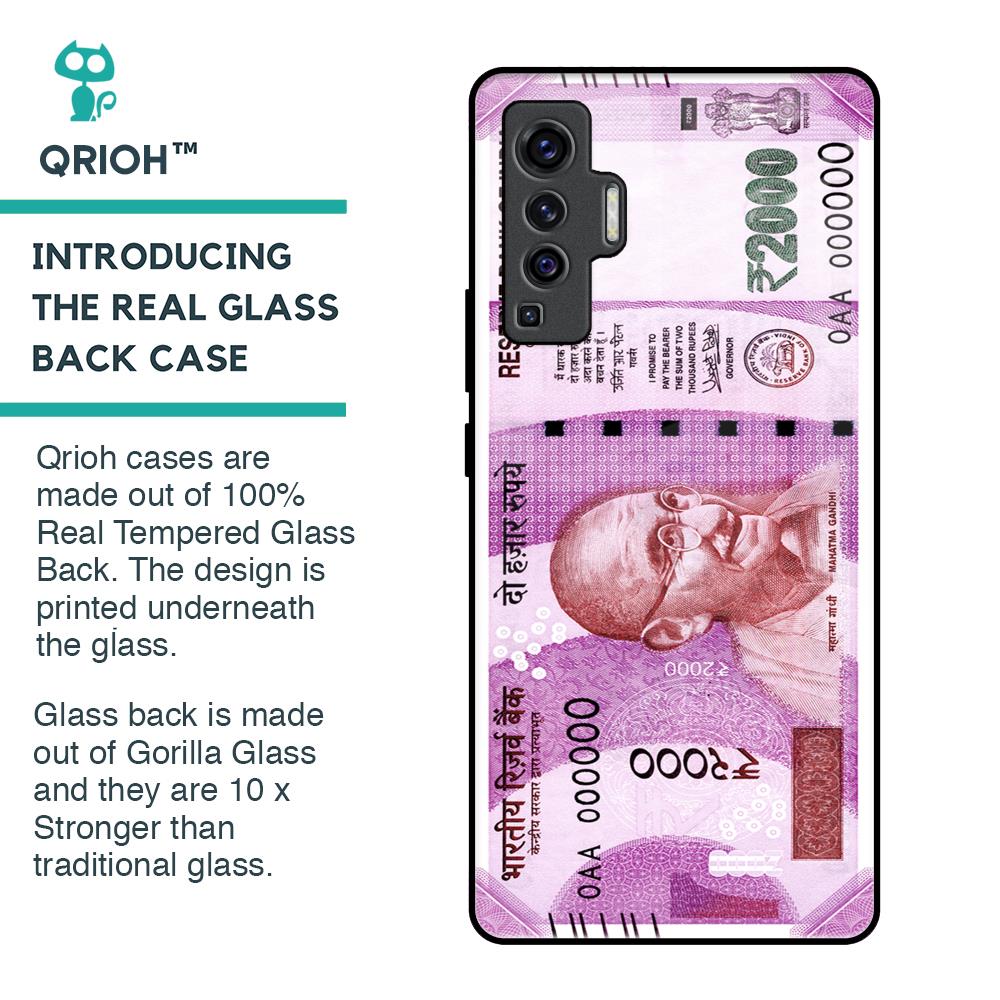 Stock Out Currency Glass Case for Vivo X50