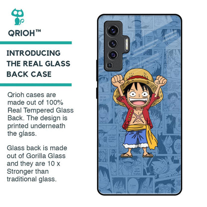 Chubby Anime Glass Case for Vivo X50
