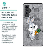 Cute Baby Bunny Glass Case for Vivo X50