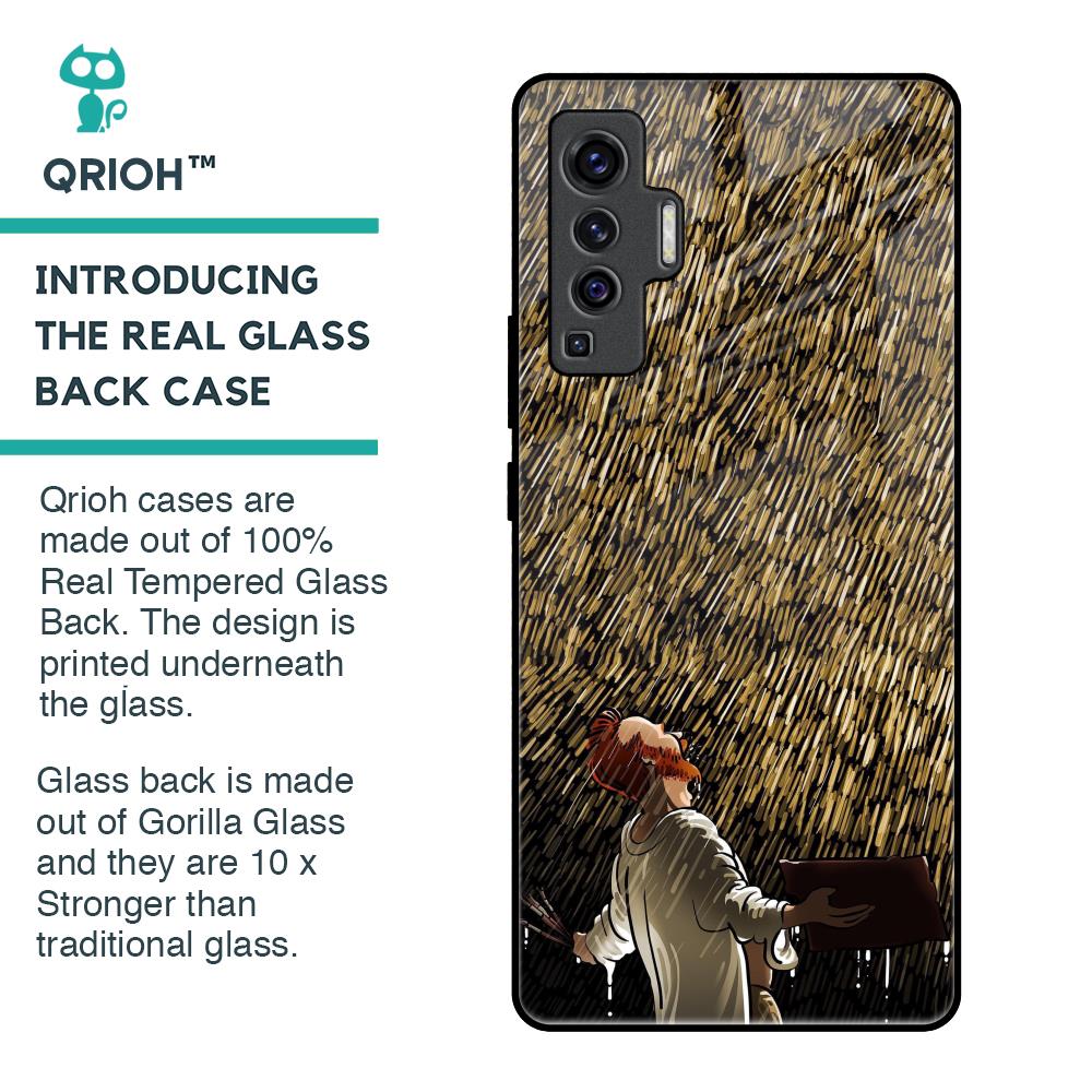 Rain Festival Glass Case for Vivo X50