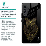 Golden Owl Glass Case for Vivo X50