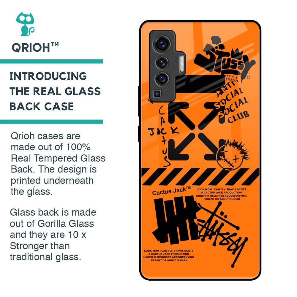 Anti Social Club Glass Case for Vivo X50