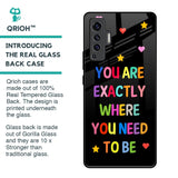 Magical Words Glass Case for Vivo X50
