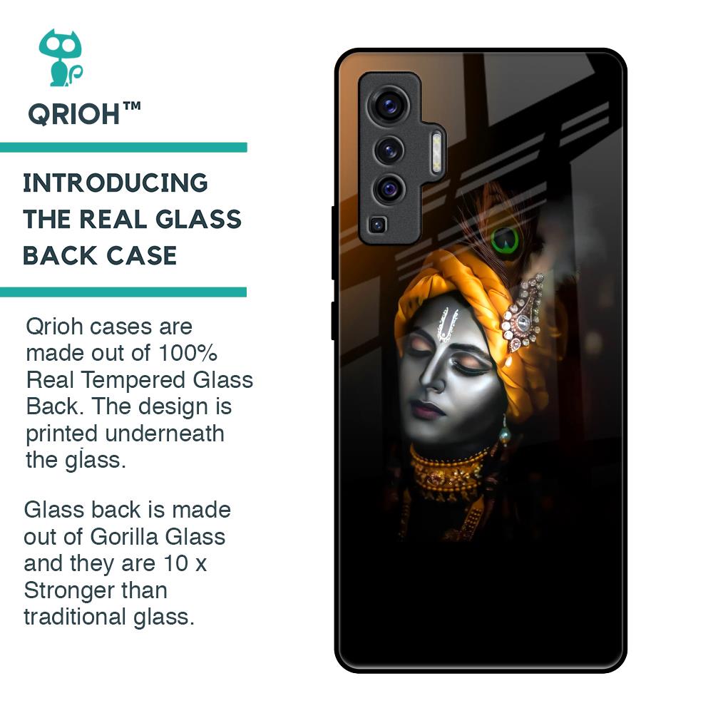 Ombre Krishna Glass Case for Vivo X50