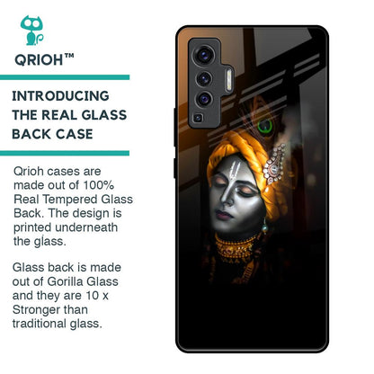 Ombre Krishna Glass Case for Vivo X50
