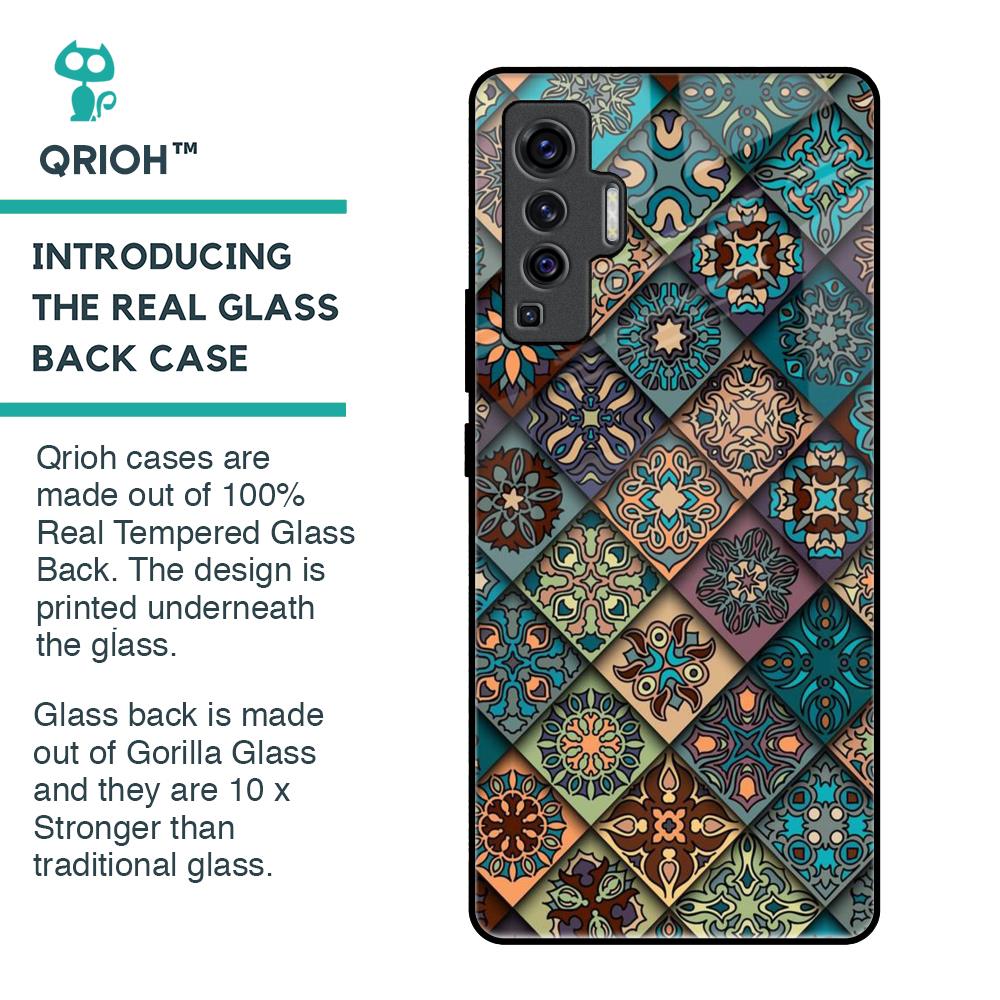 Retro Art Glass Case for Vivo X50
