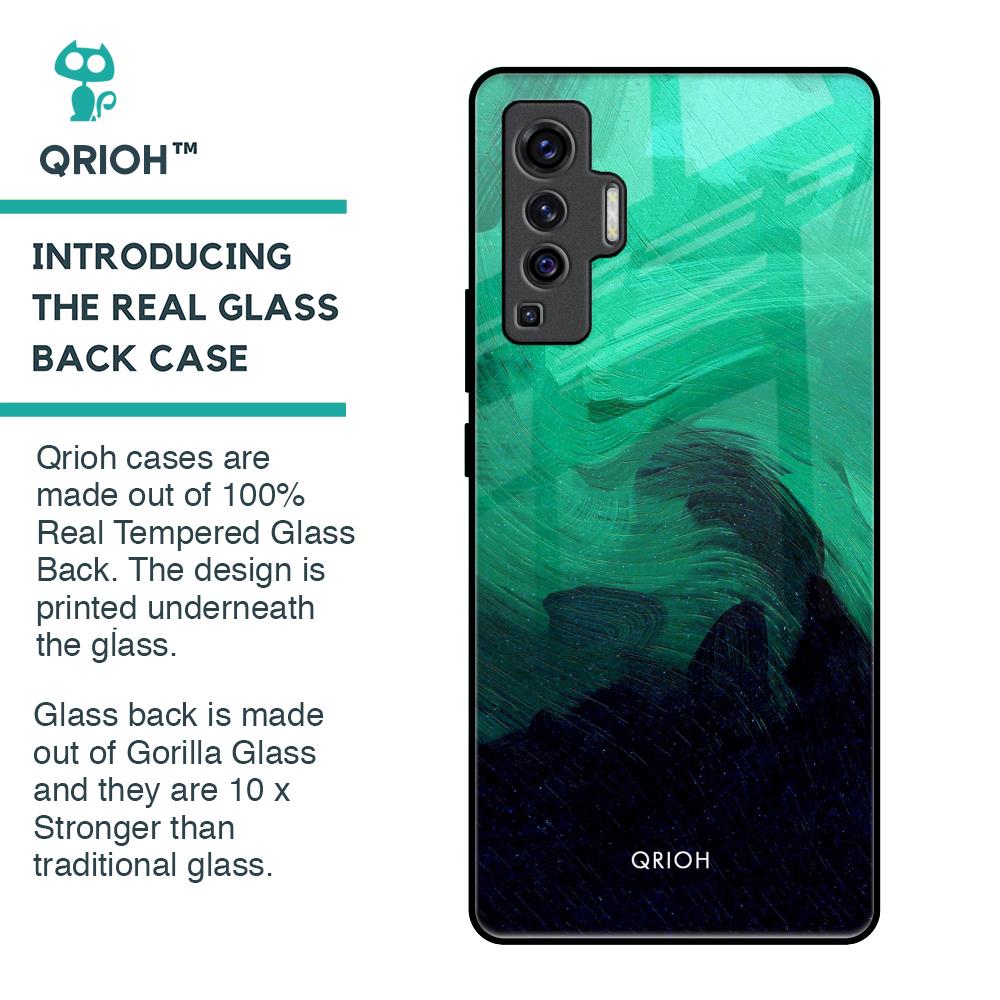 Scarlet Amber Glass Case for Vivo X50