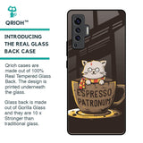 Tea With Kitty Glass Case For Vivo X50