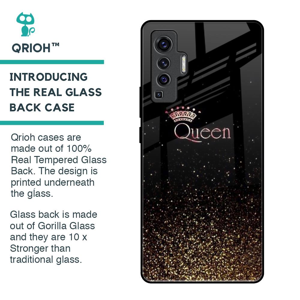 I Am The Queen Glass Case for Vivo X50