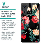 Floral Bunch Glass Case For Vivo X50