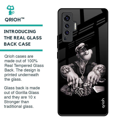 Gambling Problem Glass Case For Vivo X50