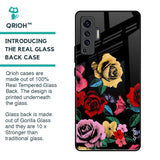 Floral Decorative Glass Case For Vivo X50