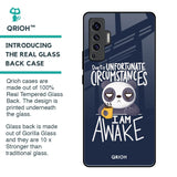 Struggling Panda Glass Case for Vivo X50