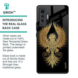 Mythical Phoenix Art Glass Case for Vivo X50