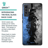 Dark Grunge Glass Case for Vivo X50