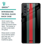 Vertical Stripes Glass Case for Vivo X50