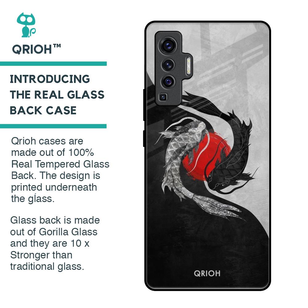 Japanese Art Glass Case for Vivo X50