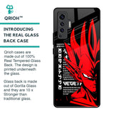 Red Vegeta Glass Case for Vivo X50