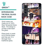 Anime Eyes Glass Case for Vivo X50