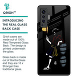Luffy Line Art Glass Case for Vivo X50