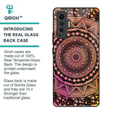 Floral Mandala Glass Case for Vivo X50