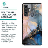 Marble Ink Abstract Glass Case for Vivo X50