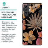 Lines Pattern Flowers Glass Case for Vivo X50