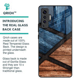 Wooden Tiles Glass Case for Vivo X50