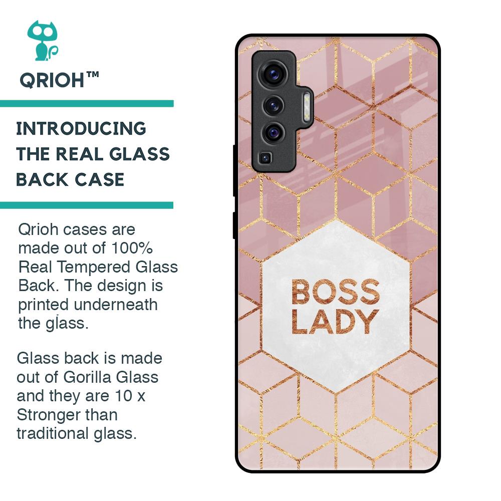 Boss Lady Glass Case for Vivo X50