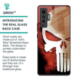 Red Skull Glass Case for Vivo X50