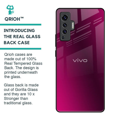 Pink Burst Glass Case for Vivo X50