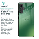 Green Grunge Texture Glass Case for Vivo X50