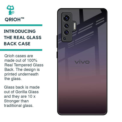 Grey Ombre Glass Case for Vivo X50