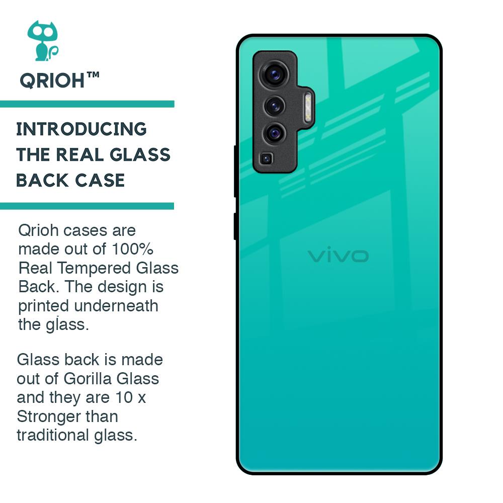 Cuba Blue Glass Case For Vivo X50