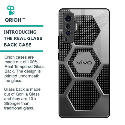 Hexagon Style Glass Case For Vivo X50