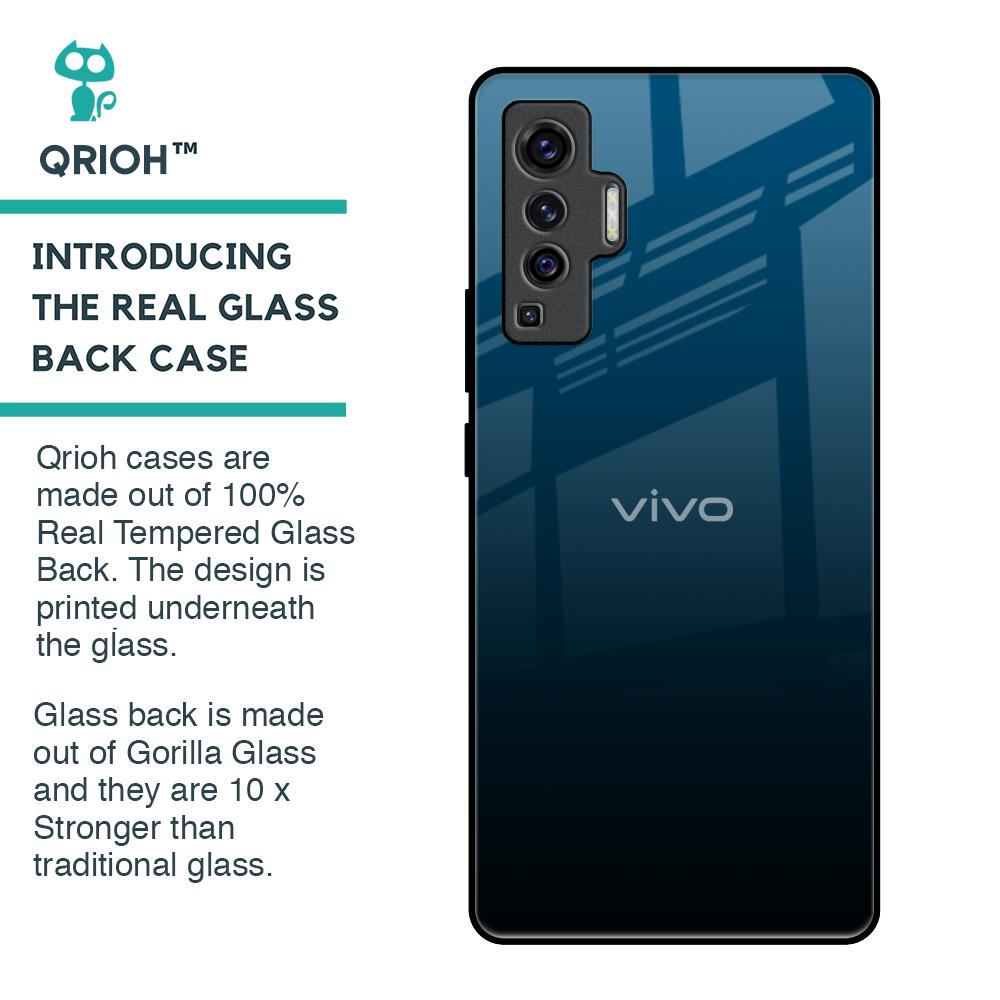 Sailor Blue Glass Case For Vivo X50