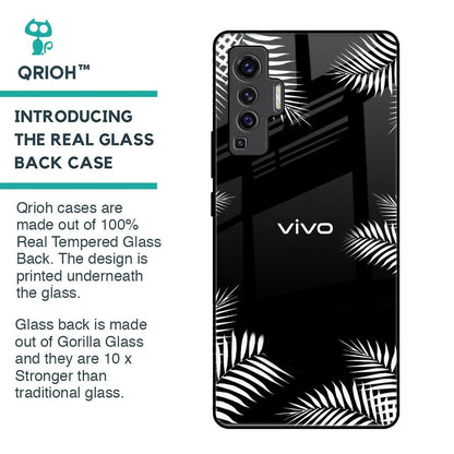 Zealand Fern Design Glass Case For Vivo X50