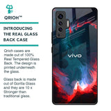 Brush Art Glass Case For Vivo X50